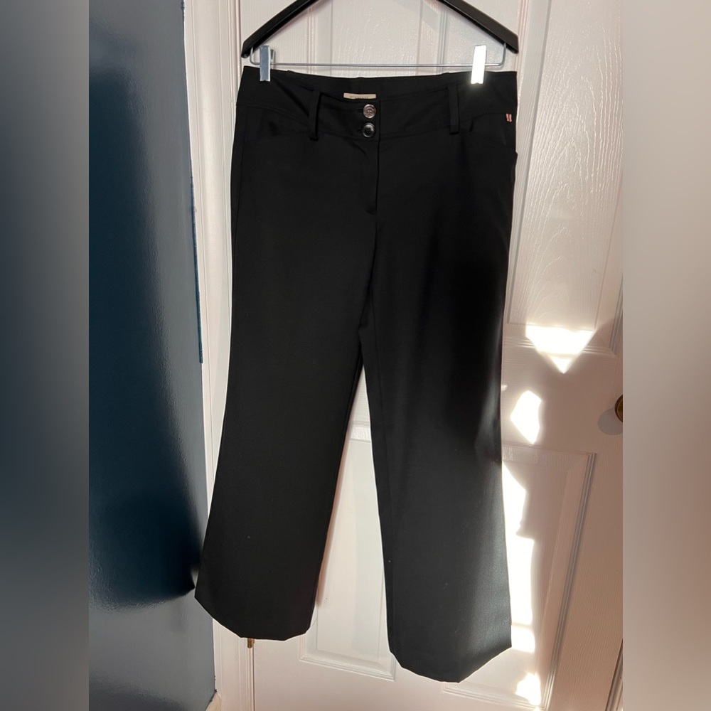Burberry London Straight Leg Wool Pants, size 10